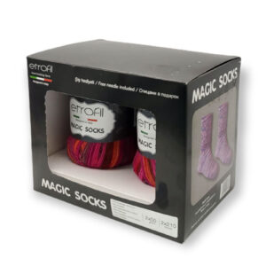 Купить пряжу ETROFIL Magic Socks цвет Коричнево-Оранжевый-Розовый производства фабрики ETROFIL