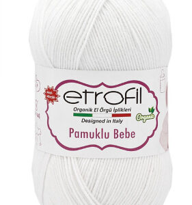 Купить пряжу ETROFIL Pamuklu Bebe цвет 70132 производства фабрики ETROFIL