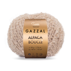 Купить пряжу GAZZAL Alpaca Boucle цвет 121 производства фабрики GAZZAL