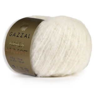 Купить пряжу GAZZAL Alpaca Super Soft цвет 101 производства фабрики GAZZAL