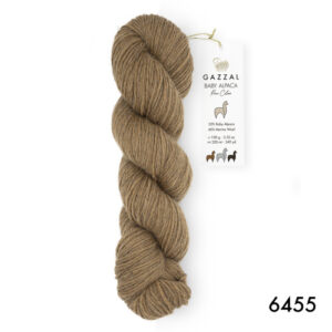 Купить пряжу GAZZAL Baby Alpaca Pure Colors цвет 6455 производства фабрики GAZZAL