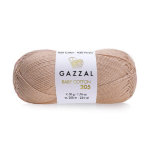 Купить пряжу GAZZAL Baby Cotton 205 цвет 500 производства фабрики GAZZAL