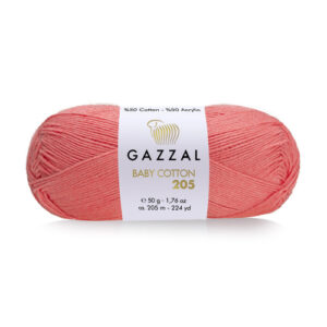 Купить пряжу GAZZAL Baby Cotton 205 цвет 506 производства фабрики GAZZAL