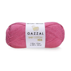 Купить пряжу GAZZAL Baby Cotton 205 цвет 509 производства фабрики GAZZAL