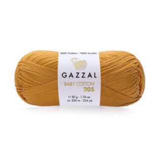 Купить пряжу GAZZAL Baby Cotton 205 цвет 522 производства фабрики GAZZAL