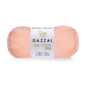 Купить пряжу GAZZAL Baby Cotton 205 цвет 523 производства фабрики GAZZAL