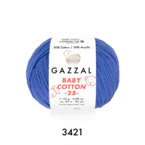 Купить пряжу GAZZAL Baby Cotton 25 цвет 3421 производства фабрики GAZZAL