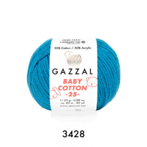 Купить пряжу GAZZAL Baby Cotton 25 цвет 3428 производства фабрики GAZZAL