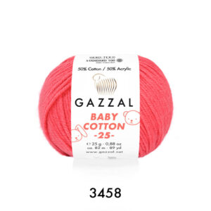 Купить пряжу GAZZAL Baby Cotton 25 цвет 3458 производства фабрики GAZZAL