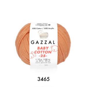 Купить пряжу GAZZAL Baby Cotton 25 цвет 3465 производства фабрики GAZZAL