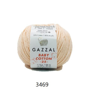 Купить пряжу GAZZAL Baby Cotton 25 цвет 3469 производства фабрики GAZZAL