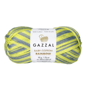 Купить пряжу GAZZAL Baby Cotton Rainbow цвет Baby Cotton Rainbow (479) производства фабрики GAZZAL