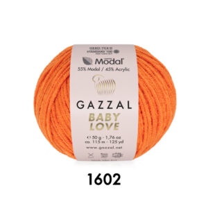 Купить пряжу GAZZAL Baby Love цвет 1602 производства фабрики GAZZAL