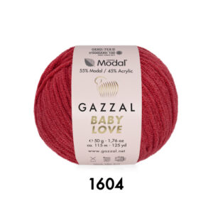 Купить пряжу GAZZAL Baby Love цвет 1604 производства фабрики GAZZAL