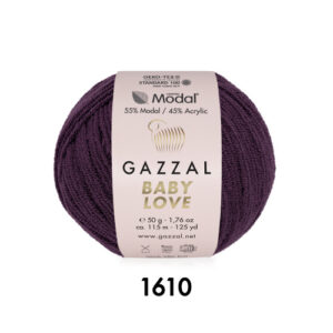 Купить пряжу GAZZAL Baby Love цвет 1610 производства фабрики GAZZAL