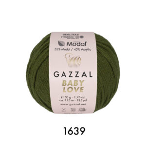 Купить пряжу GAZZAL Baby Love цвет 1639 производства фабрики GAZZAL