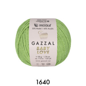 Купить пряжу GAZZAL Baby Love цвет 1640 производства фабрики GAZZAL