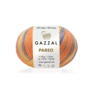 Купить пряжу GAZZAL Pareo цвет 10420 производства фабрики GAZZAL