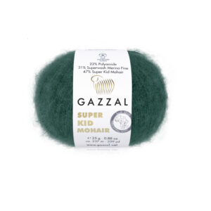 Купить пряжу GAZZAL Super Kid Mohair цвет 64418 производства фабрики GAZZAL