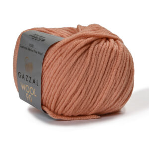 Купить пряжу GAZZAL Wool 90 цвет 3653 производства фабрики GAZZAL