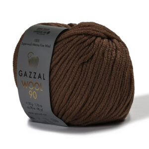 Купить пряжу GAZZAL Wool 90 цвет 3661 производства фабрики GAZZAL