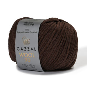 Купить пряжу GAZZAL Wool 90 цвет 3663 производства фабрики GAZZAL