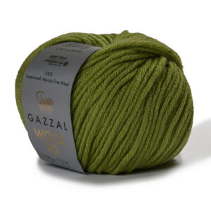 Купить пряжу GAZZAL Wool 90 цвет 3671 производства фабрики GAZZAL