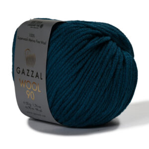 Купить пряжу GAZZAL Wool 90 цвет 3675 производства фабрики GAZZAL