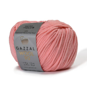 Купить пряжу GAZZAL Wool 90 цвет 3676 производства фабрики GAZZAL