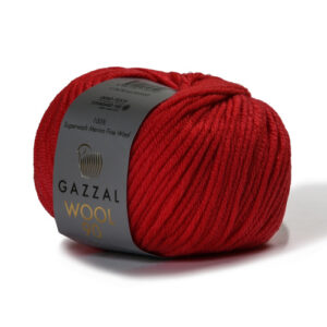 Купить пряжу GAZZAL Wool 90 цвет 3678 производства фабрики GAZZAL