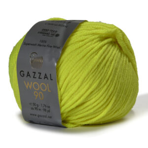 Купить пряжу GAZZAL Wool 90 цвет 3690 производства фабрики GAZZAL
