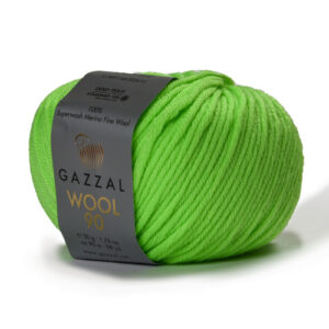 Купить пряжу GAZZAL Wool 90 цвет 3691 производства фабрики GAZZAL