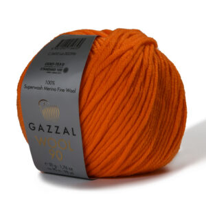 Купить пряжу GAZZAL Wool 90 цвет 3692 производства фабрики GAZZAL