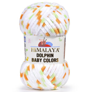 Купить пряжу HiMALAYA DOLPHIN BABY COLORS цвет 80401 производства фабрики HiMALAYA