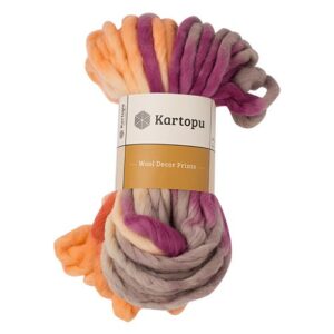 Купить пряжу KARTOPU WOOL DÉCOR PRINTS цвет D3160 производства фабрики KARTOPU
