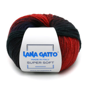 Купить пряжу LANA GATTO SUPER SOFT PRINT цвет 30323 производства фабрики LANA GATTO