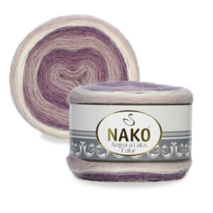 Купить пряжу NAKO ANGORA LUKS COLOR цвет 82360 производства фабрики NAKO