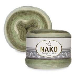 Купить пряжу NAKO ANGORA LUKS COLOR цвет 82361 производства фабрики NAKO
