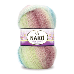 Купить пряжу NAKO MOHAIR DELICATE COLOR FLOW цвет 76037 производства фабрики NAKO