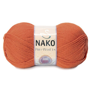 Купить пряжу NAKO PURE WOOL 3.5 цвет 6963 производства фабрики NAKO