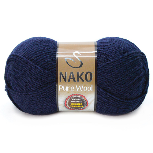 Купить пряжу NAKO PURE WOOL цвет 2418 производства фабрики NAKO