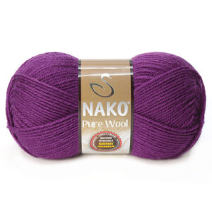 Купить пряжу NAKO PURE WOOL цвет 60 производства фабрики NAKO