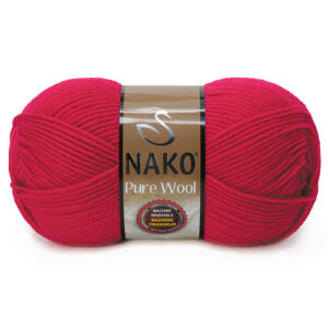 Купить пряжу NAKO PURE WOOL цвет 6814 производства фабрики NAKO