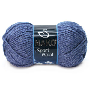 Купить пряжу NAKO SPORT WOOL цвет 23162 производства фабрики NAKO