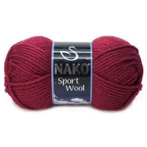 Купить пряжу NAKO SPORT WOOL цвет 6592 производства фабрики NAKO