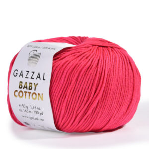 Купить пряжу GAZZAL Baby Cotton цвет 3415 производства фабрики GAZZAL