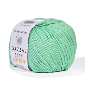 Купить пряжу GAZZAL Baby Cotton цвет 3425 производства фабрики GAZZAL