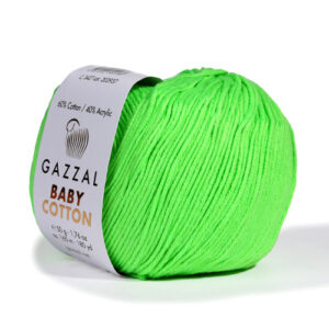 Купить пряжу GAZZAL Baby Cotton цвет 3427 производства фабрики GAZZAL