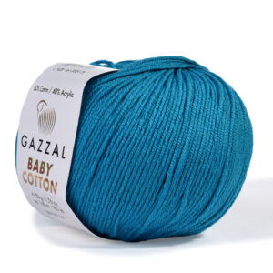 Купить пряжу GAZZAL Baby Cotton цвет 3428 производства фабрики GAZZAL