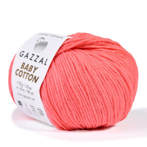 Купить пряжу GAZZAL Baby Cotton цвет 3435 производства фабрики GAZZAL